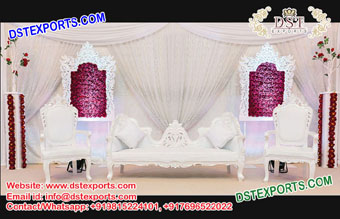 Pure White Wedding Furniture Set