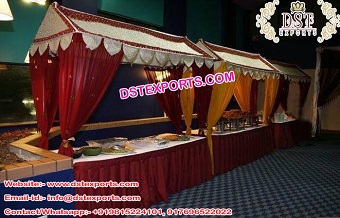 Indian Wedding Decorated Food Stall Canopy