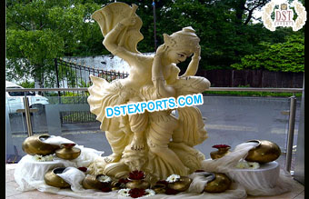 Incredible Radha Krishna Statue for Garba Decor