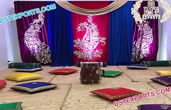 Bright & Beautiful Backdrops for Mehandi Stag
