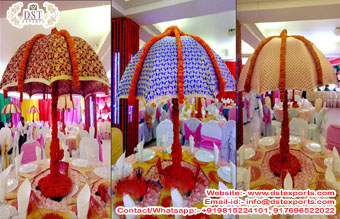 Wedding Table Decor Centerpieces Umbrellas