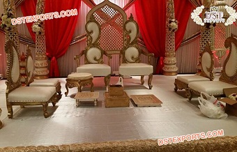 Indian Wedding Lagan Mandap Vidhi Chairs