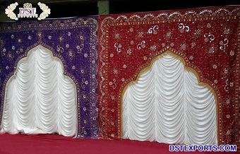 Fancy Backdrop Cloth For Wedding Event
