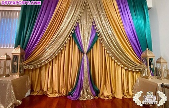 Glossy Sequence Wedding Backdrop Curtains