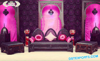 Arabic Wedding Stage Decor Sofa Set