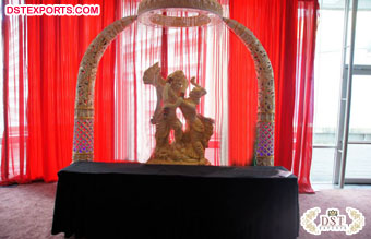 Indian Wedding Garba Decor Radha Krishna