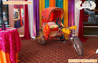 Trending Indian Wedding Bridal Entry Rickshaw