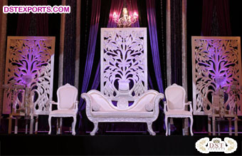 Elegant Wedding Stage White FRP Panels