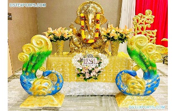 Ganesha Foyer for Wedding Welcome Table