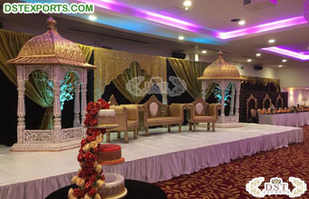 Best Pakistani Theme Wedding Stage Decoration