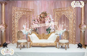 Elegant Punjabi Sikh Wedding Ceremony Stage