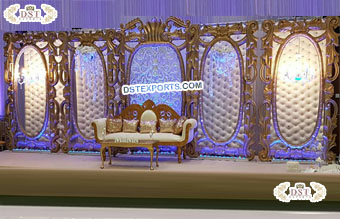 Rustic Wedding Reception Photo Frame Backdrop