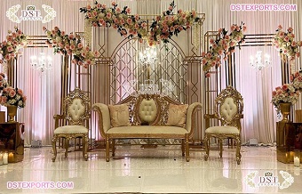 Fancy Metal Arches for Wedding Backdrop Stage