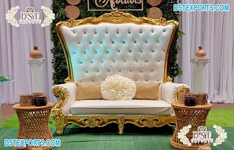 Exclusive Reception Stage High Back Throne Sofa