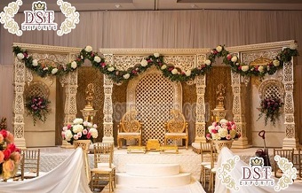 South Indian Style Wedding Stage Decoration