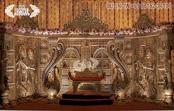 Indian Rajwada Style Krishna Wedding Stage