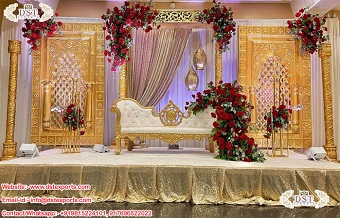Gorgeous Muslim Walima Reception Stage