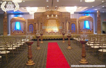 Moroccan Theme Wedding Raj Mahal Mandap Set