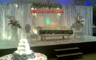 ASIAN WEDDING LIGHTED PEARL STAGE